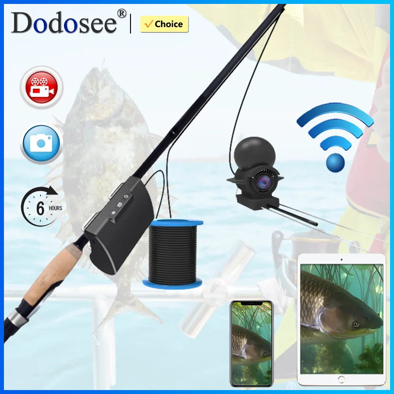 Caméra de Pêche WiFi Dodosee — Vision Sous-Marine HD