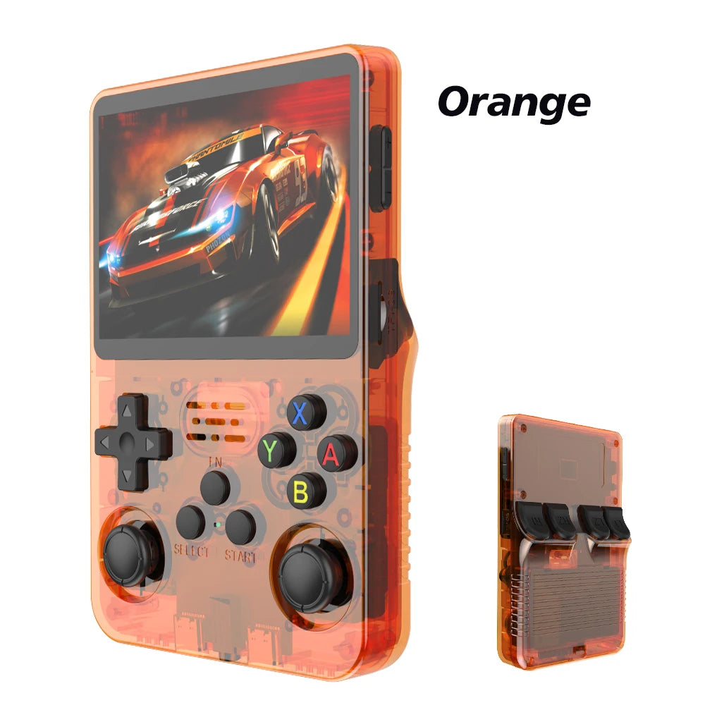 BOYHOM 256G 128G R36S Consola de juegos portátil retro sistema Linux de 3.5 pulgadas IPS reproductor de bolsillo portátil de 64 GB videojuegos regalos para niños