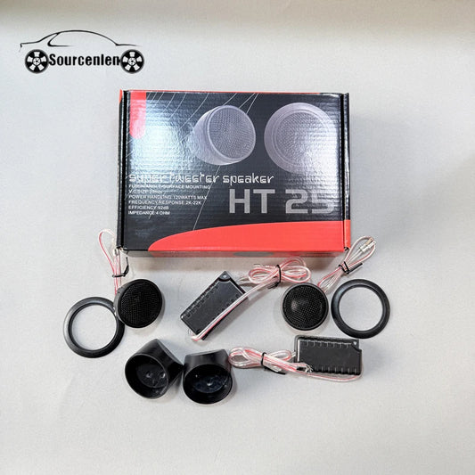 120W Speaker Component Dome Tweeter Car Speaker Crossover Vehicle Auto Music Car Speaker