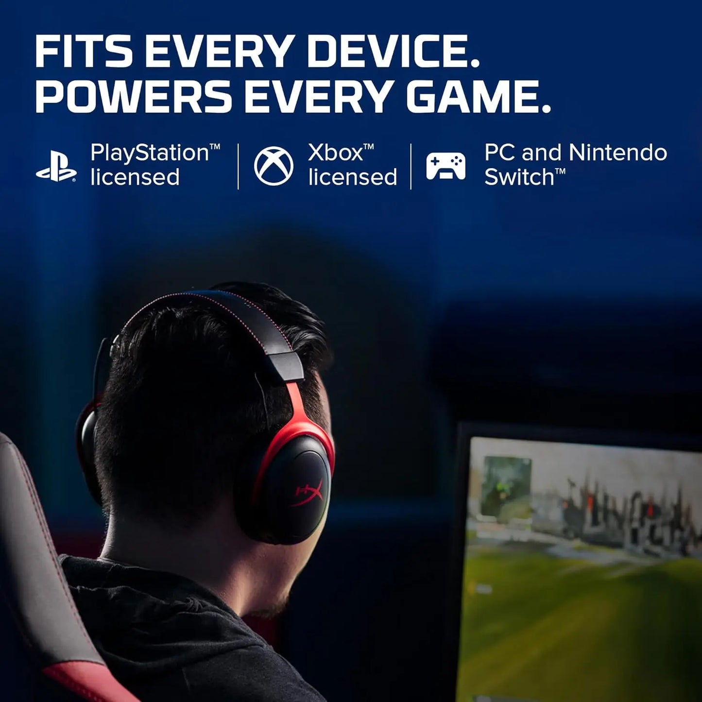 HyperX Cloud II - Auriculares Hi-Fi 7.1, sonido envolvente, para juegos, con micrófono, para ordenador y teléfono móvil, Original, usado