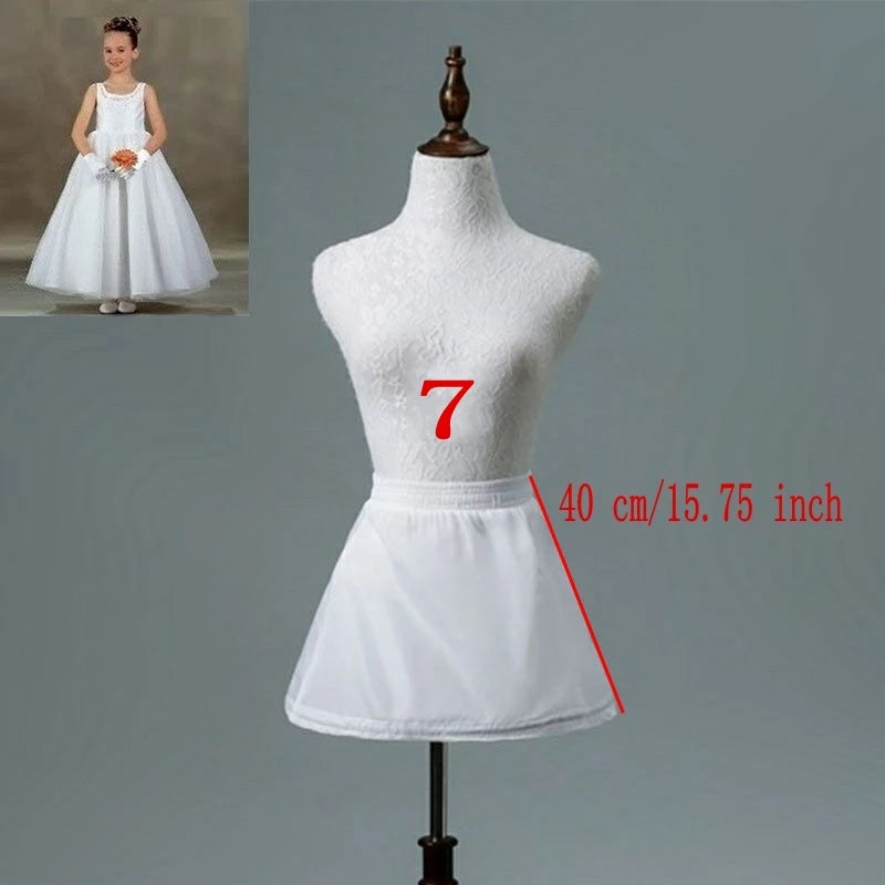 Enagua de flores para niñas, falda interior de Cosplay, fiesta infantil, falda tutú de Ballet Lolita, Enaguas Sottogonna Mini