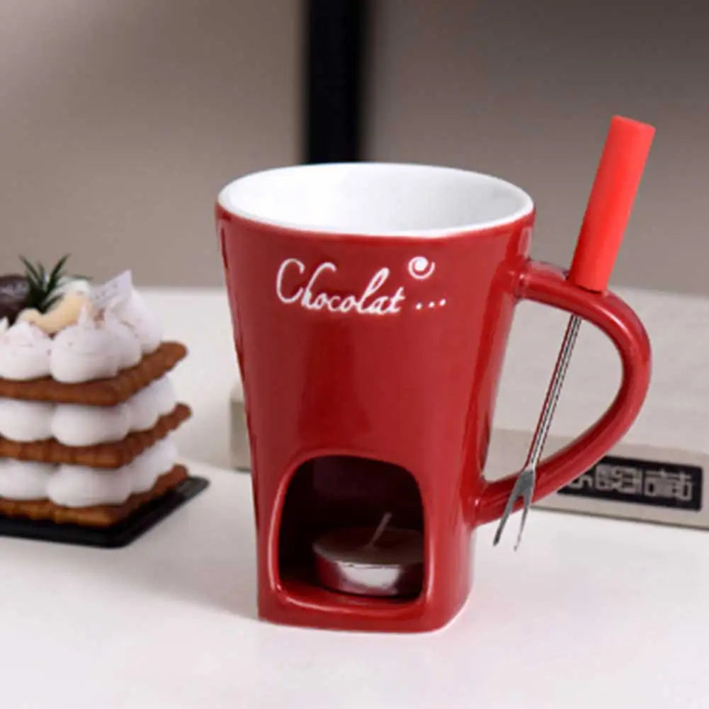 Tasse à Fondue au Chocolat 130ml — Bol Dégustation Dessert Original