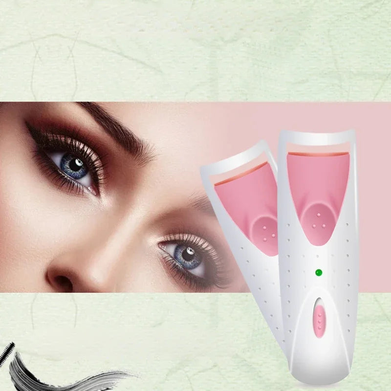 Recourbe-Cils Chauffant Électrique — Maquillage Longue Durée & Permanente Femme