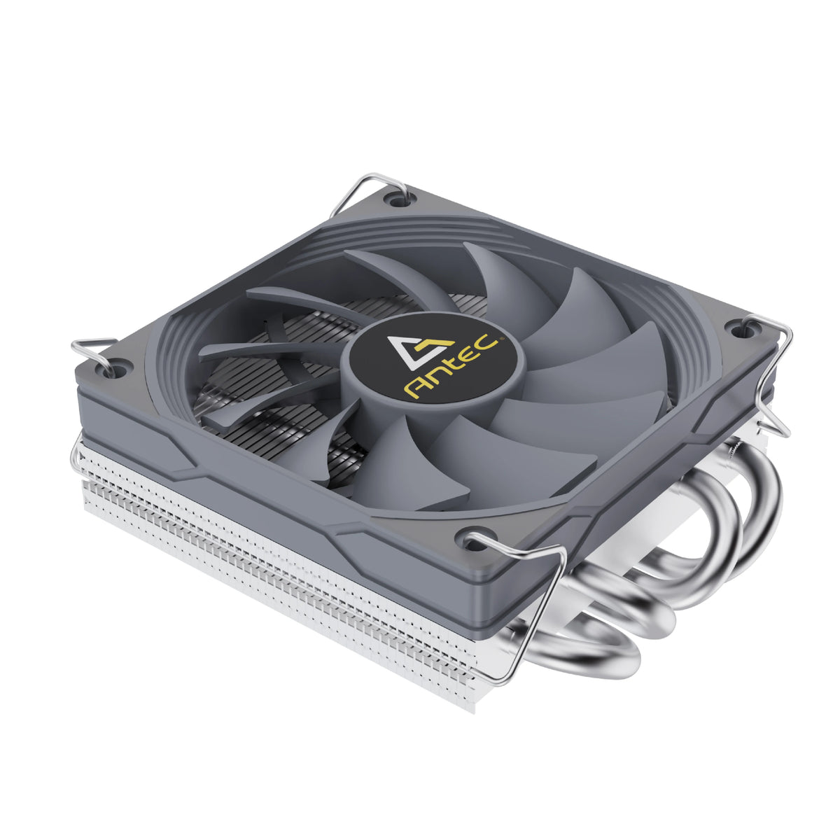 Antec A37 37mm ITX refroidisseur de processeur à profil bas 92mm ventilateur PWM 130W-TDP pour Intel/AMD 12.8 W/m.K pâte, Compatible I5-12400F/Ryzen-7500F