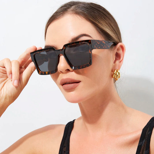 Lunettes de soleil vintage cyclisme carrées — hommes, femmes, rétro, unisexe, populaires, UV400