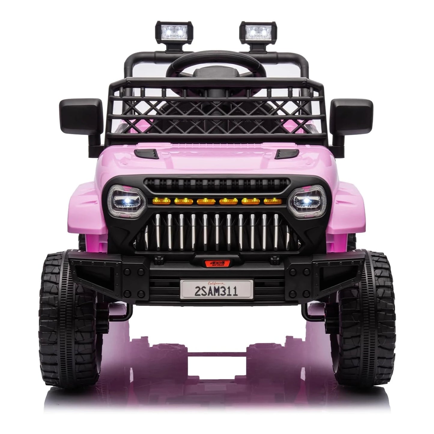 Voiture Enfants 12V Télécommande 3 Vitesses — Lumières LED Musique Port USB Batterie