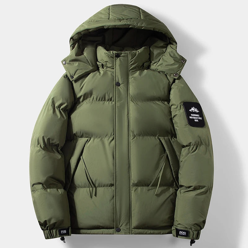 Veste à capuche pour hommes, vêtements d'extérieur, randonnée, Camping, coupe-vent, respirant, chaud, en coton, confortable, à la mode et tendance, hiver