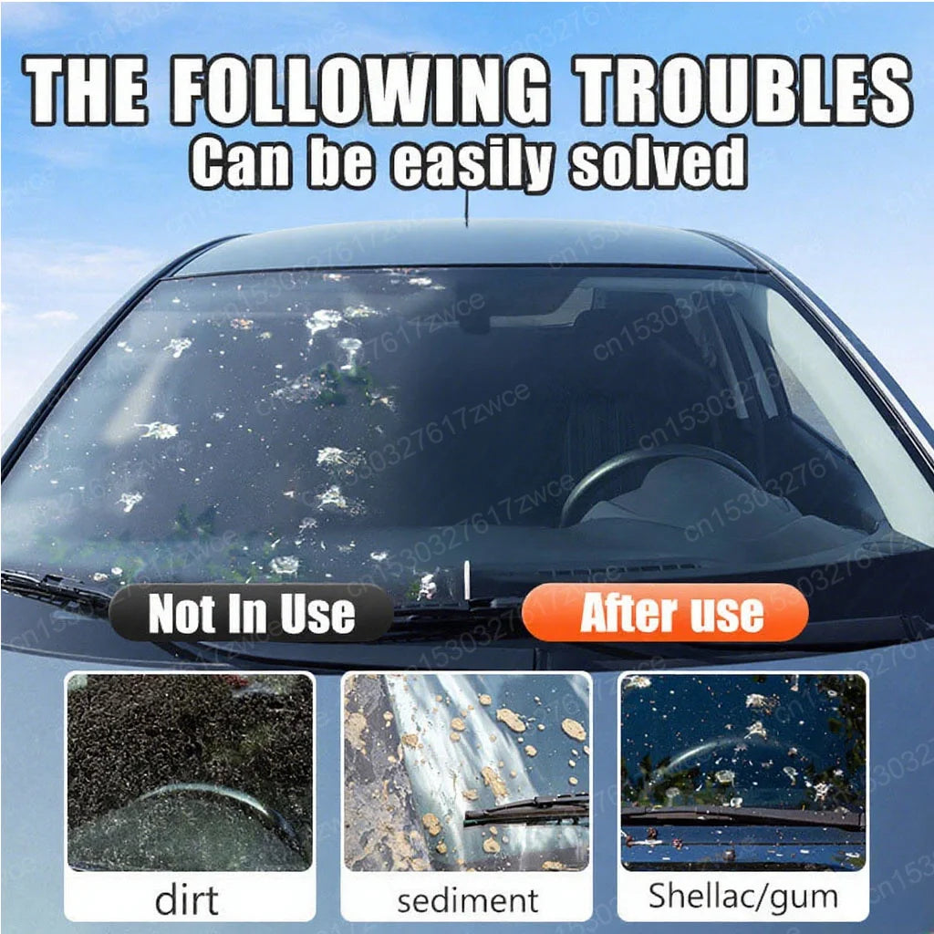 Car Glass Coating Kit, Windshield Oil Film Removal Paste, Water Repellent, Anti-Rain Hydrophobic Cleaning Kits