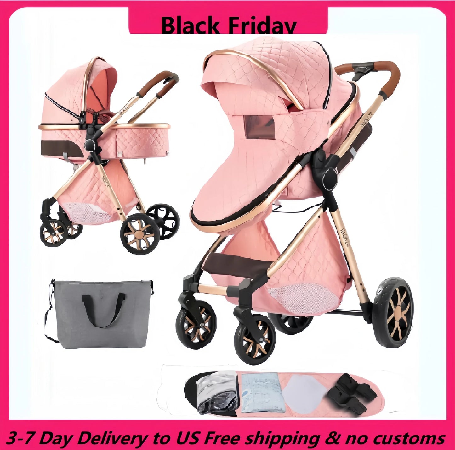 Cochecito, cochecito de bebé, accesorios para bebés, cochecito 2 en 1, artículos para recién nacidos, carrito de bebé, capazo, cochecitos de bebé de cuatro ruedas