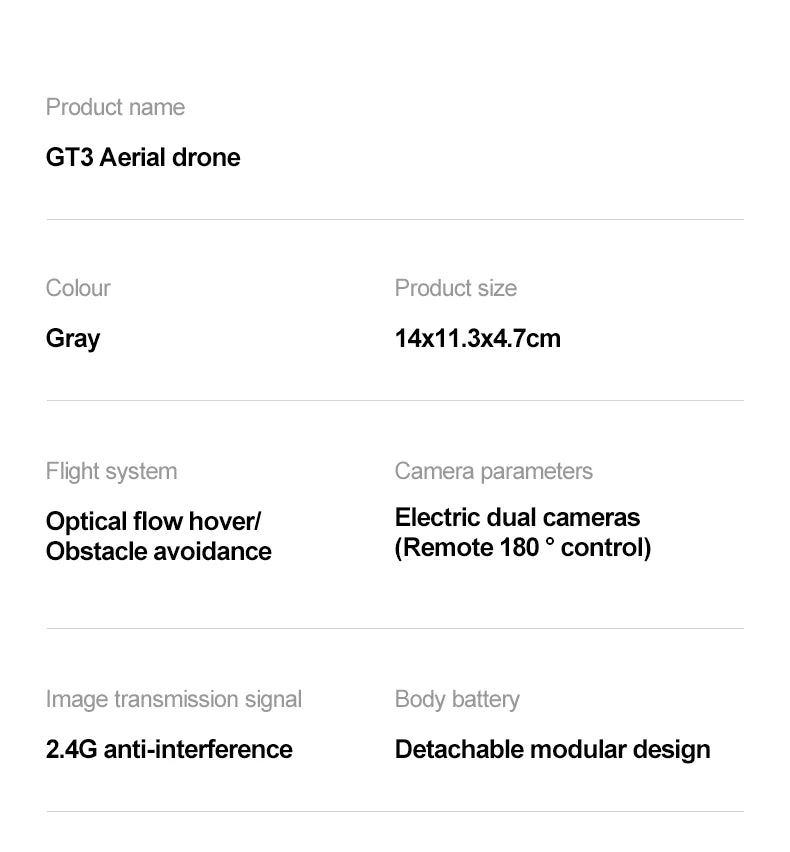 Drone Lenovo Gt3 Max 8k Hd Fotografía Aérea Pantalla Grande Posicionamiento de Flujo Óptico Motor Sin Escobillas Evitación Inteligente de Obstáculos