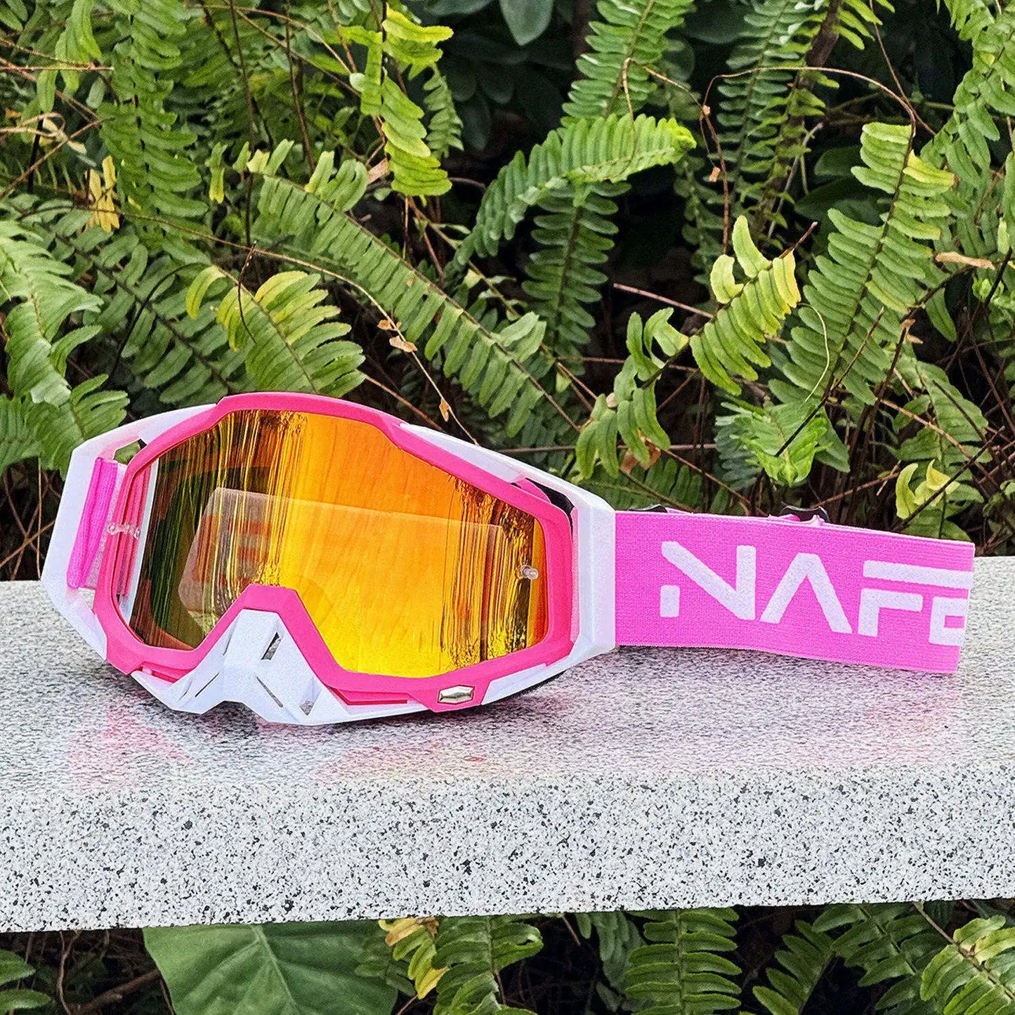 Lunettes de protection NAFEIB coupe-vent tout-terrain anti-poussière enveloppantes pour motocross, VTT, moto tout-terrain, exploration en extérieur, protection pour longs trajets