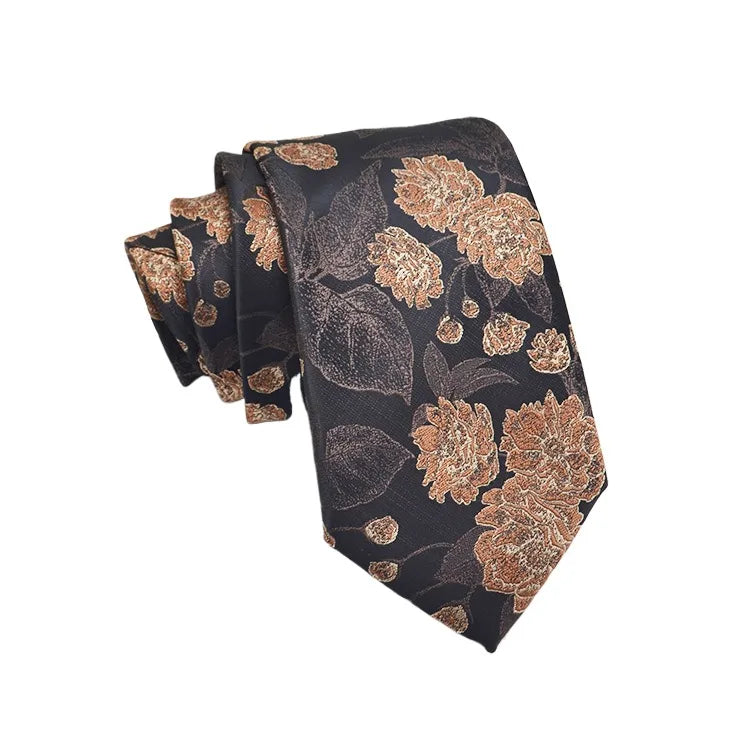 35 Styles Men's Jacquard Silk Ties Floral Dot 8 cm Necktie Accessories Daily Use Shirt Suit Tie Wedding Party Gifts Tie