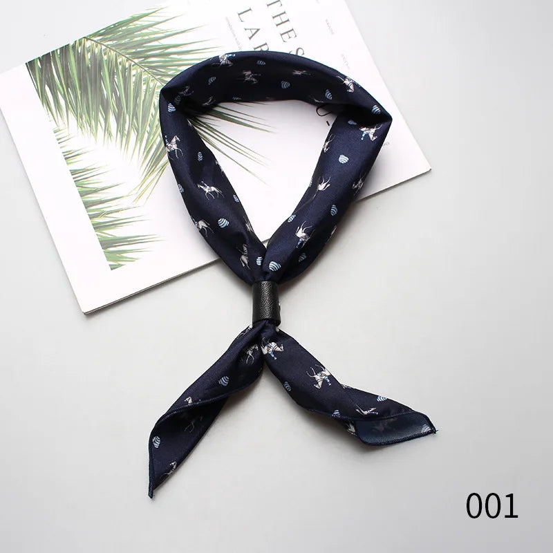 Petit carré écharpe pour hommes et femmes 60x60cm — accessoires, Ascot, cravate
