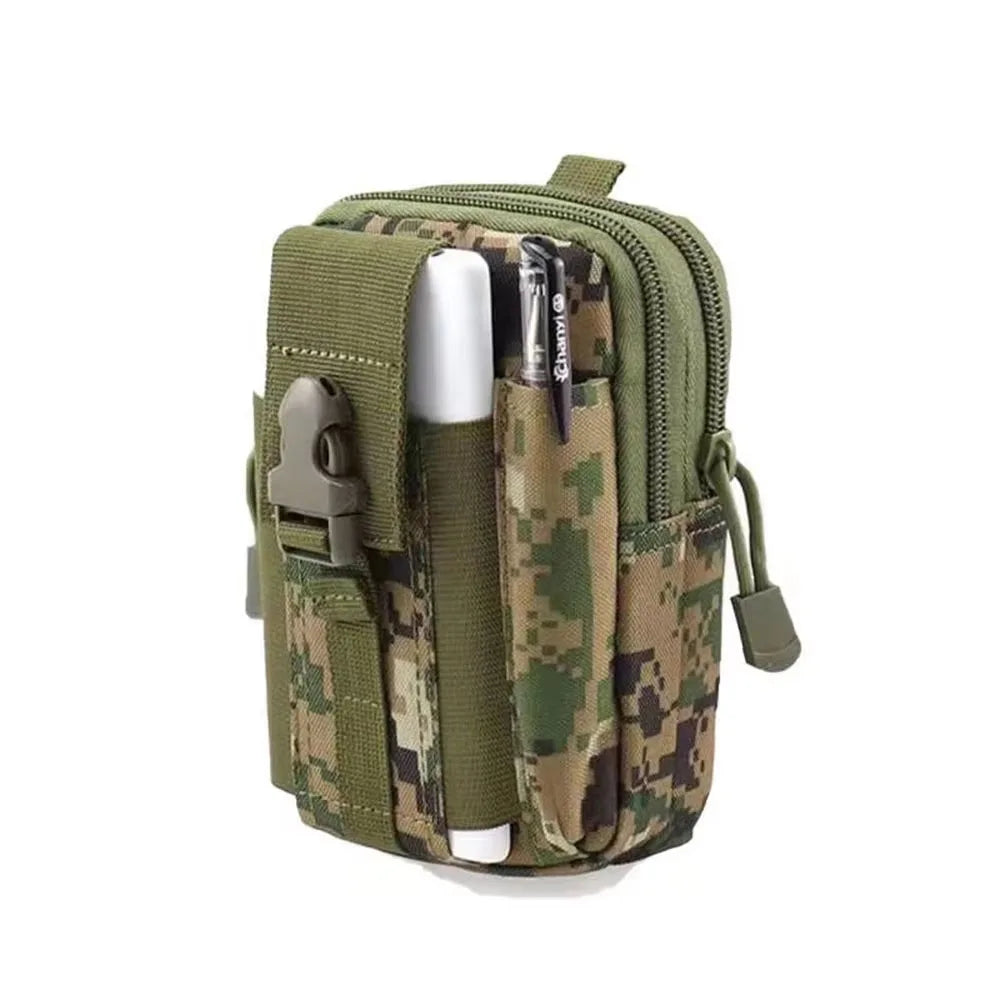 Sac de taille tactique pour hommes, sac Molle de chasse en plein air, Pack EDC multifonction, Sport, randonnée, chasse, outils de travail, pochette pour téléphone portable