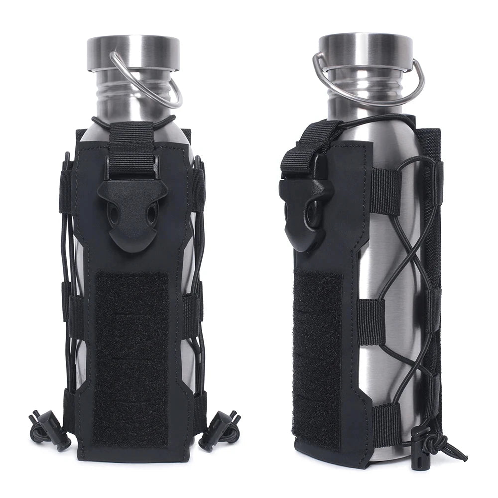 DIZETION Sports de plein air Molle bouteille d'eau pochette Radio cantine couverture étui taille Pack chasse randonnée voyage bouilloire support sacs