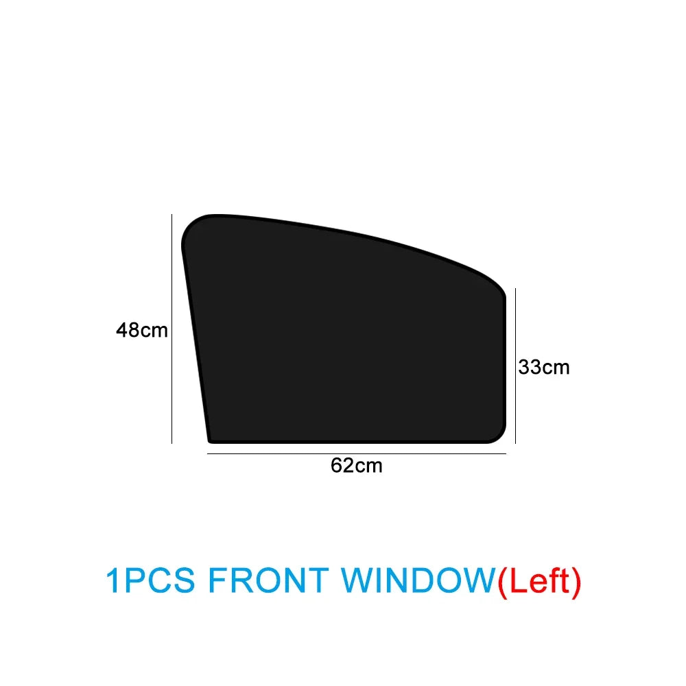 Pare-Soleil Magnétique Voiture Protection UV — Rideaux Double Face Fenêtre DIY