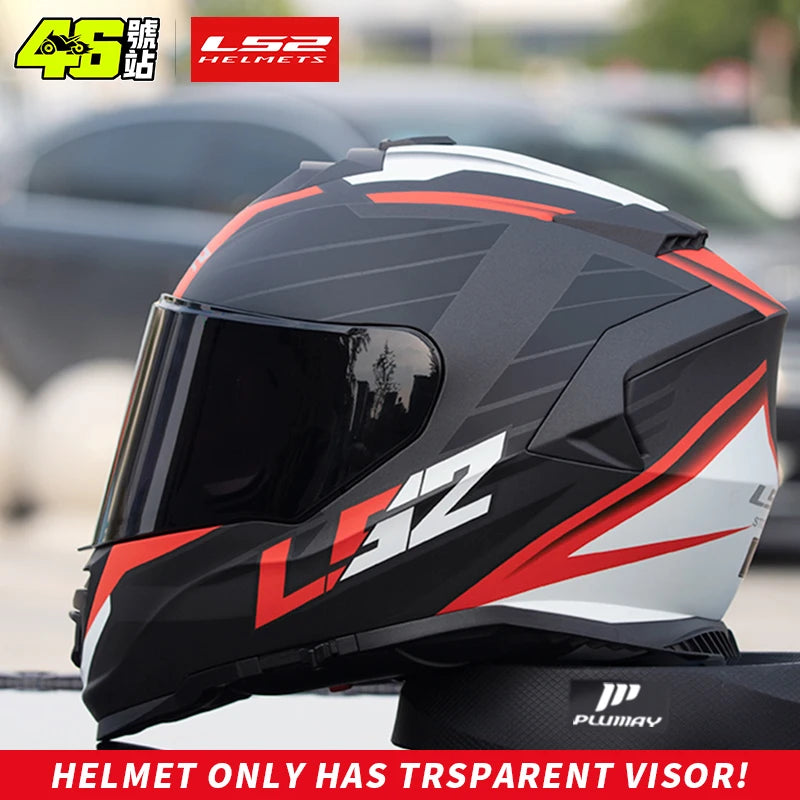 Casco de motocicleta integral LS2 STORM ff800, certificación ECE