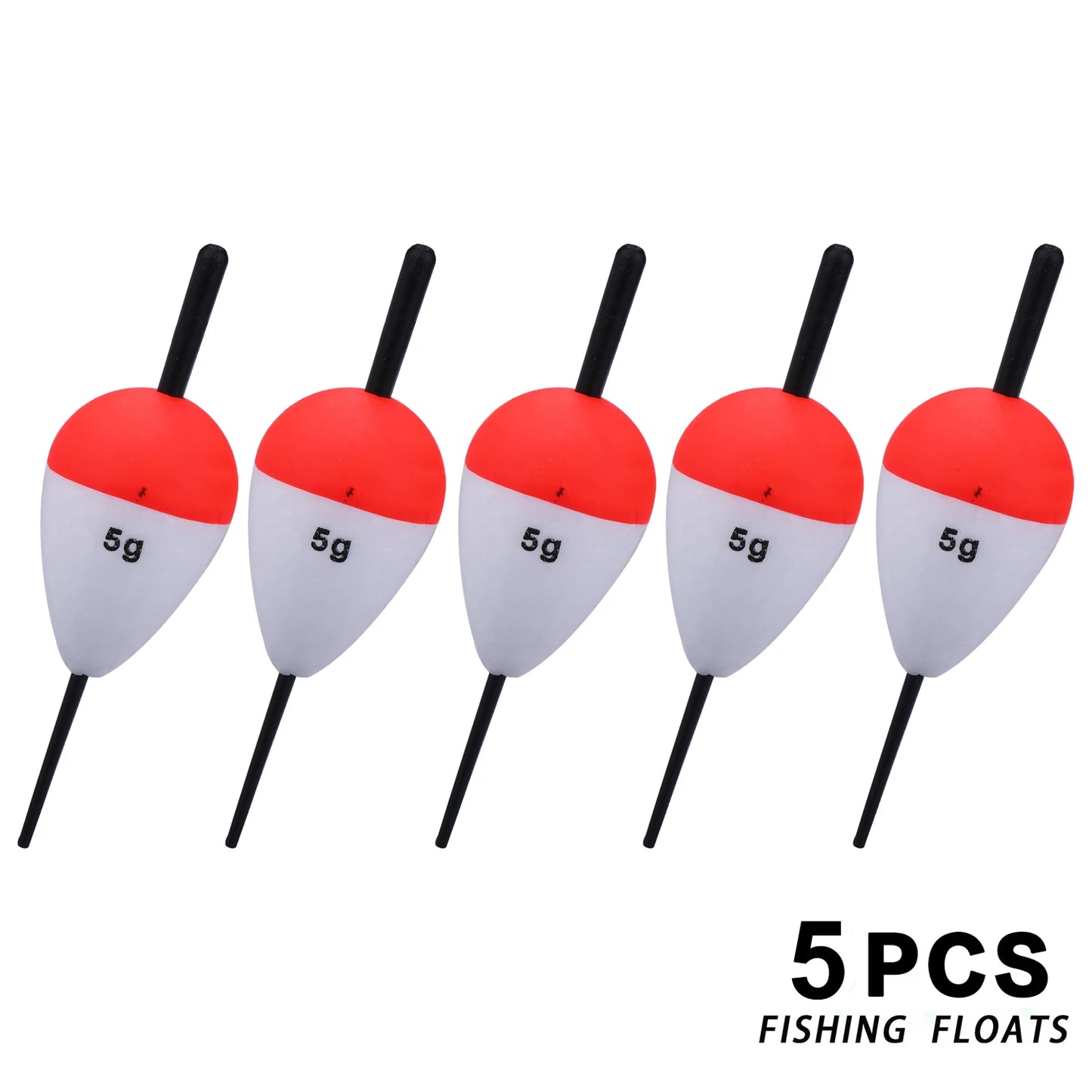 Sougayilang Kit de flotadores de pesca de 5/8 piezas, material EVA, accesorios de boya vertical profesional, flotador de pesca
