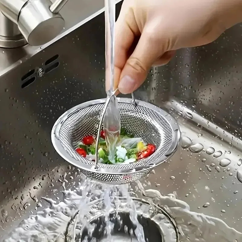 Crépine d'évier de cuisine avec poignée, évier de cuisine RV, passoire à déchets d'évier, trémie de lave-vaisselle d'évier en acier inoxydable, péché de Restaurant 1 pièce