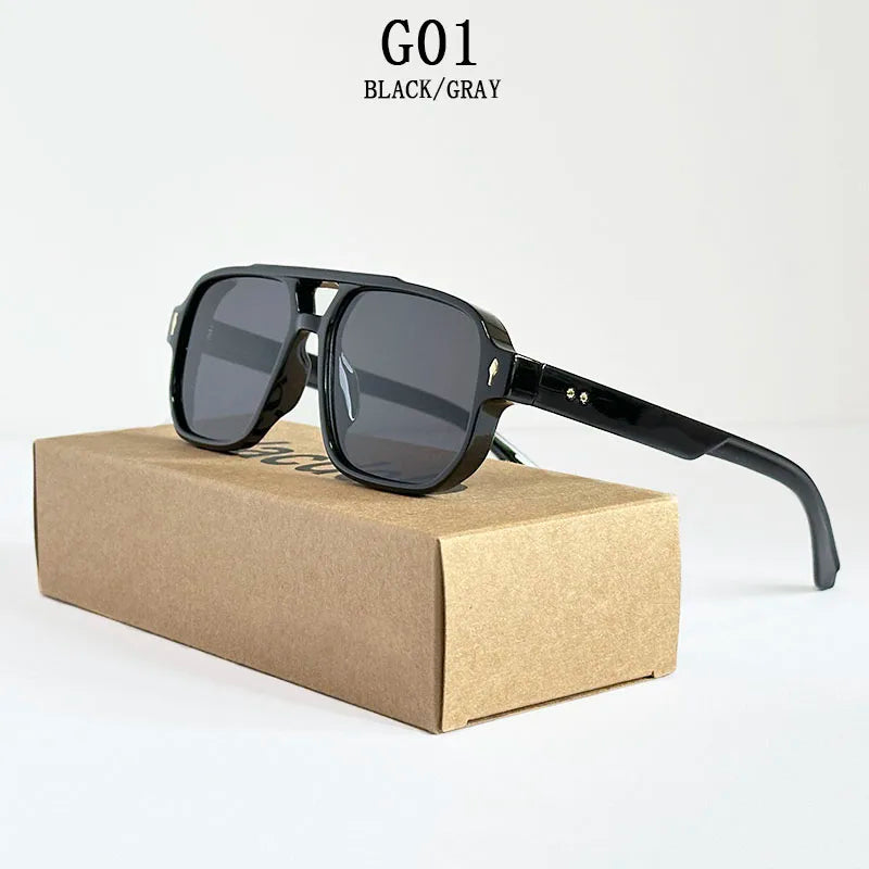 Men's vintage fashionable sunglasses, dropshipping, 2025