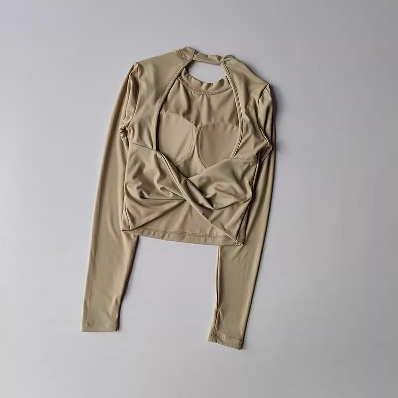 Top de tirantes deportivo sexy para mujer, con almohadillas para el pecho, esmalte cubierto, secado rápido, yoga adelgazante, top ajustado, ropa