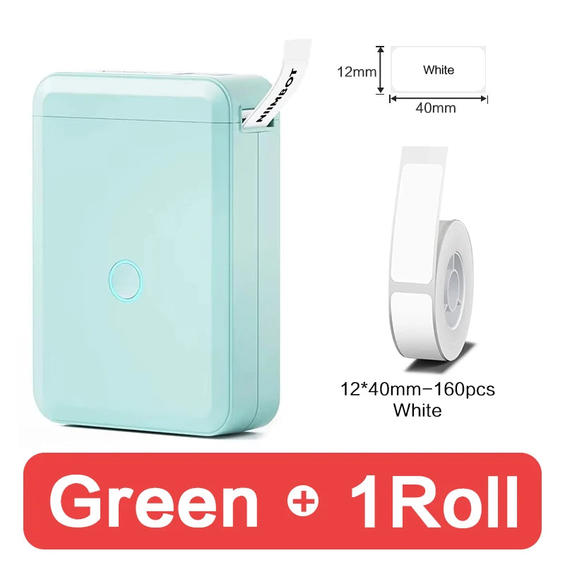 Niimbot D110 Mini Portable Thermal Printer Inkless Self-Adhesive Label Maker Sticker Printer Labeler Labeling Machine