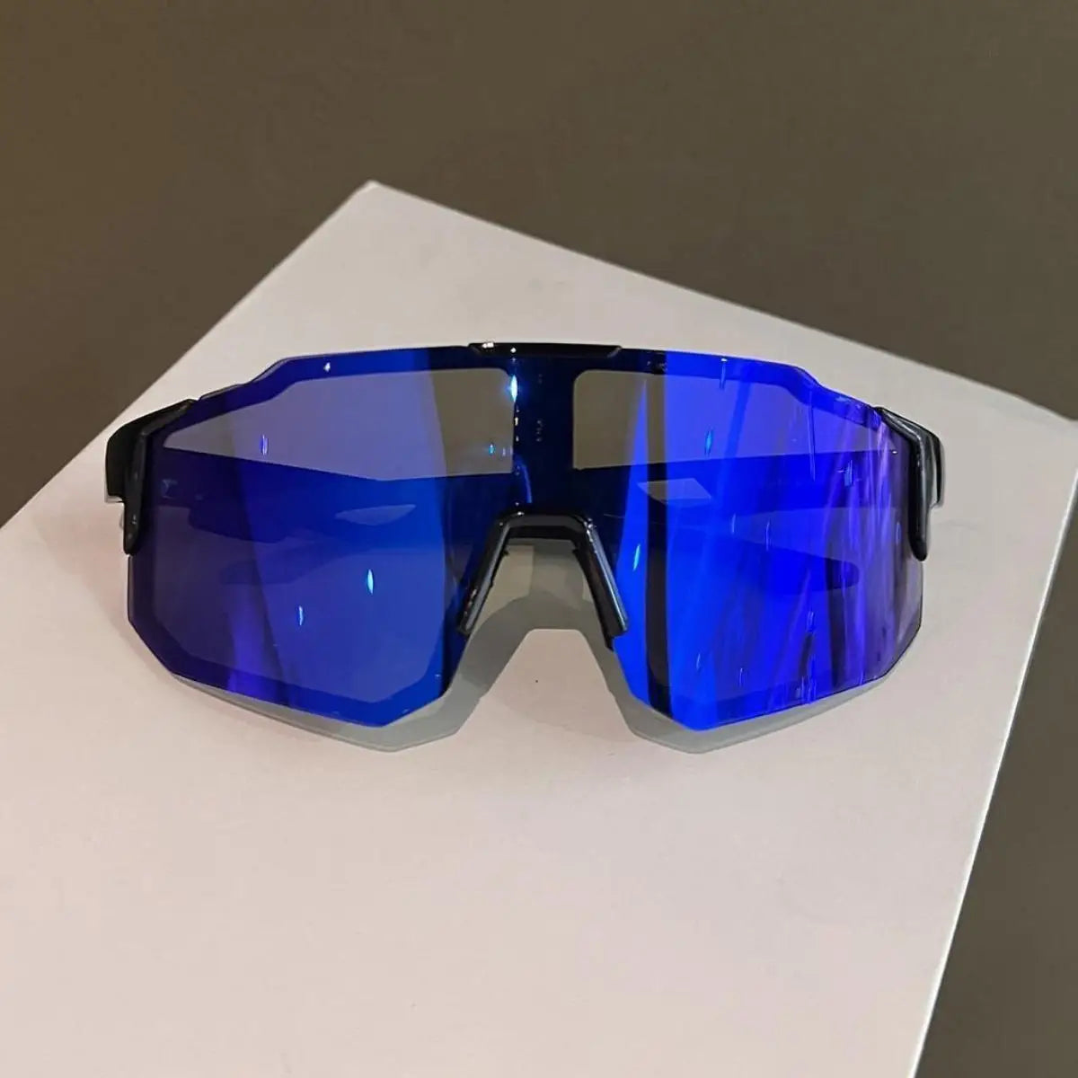 Nuevas gafas de sol de ciclismo de gran montura UV400, protección UV, deportes al aire libre, a prueba de viento, antirayos ultravioleta, para senderismo y escalada