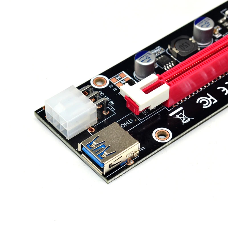 Mini PCIe vers PCI express 16X Riser pour ordinateur portable carte graphique externe EXP GDC BTC Antminer Miner mPCIe vers PCI-e slot carte minière