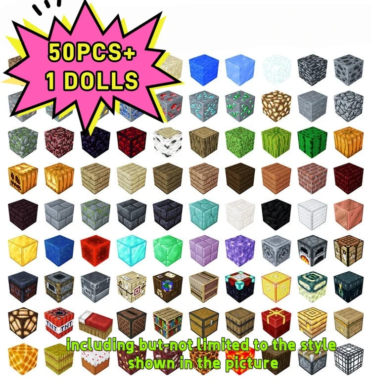 500 Pièces Blocs de Construction Magnétiques Mini Monde — DIY, Puzzle, Jouets Enfants