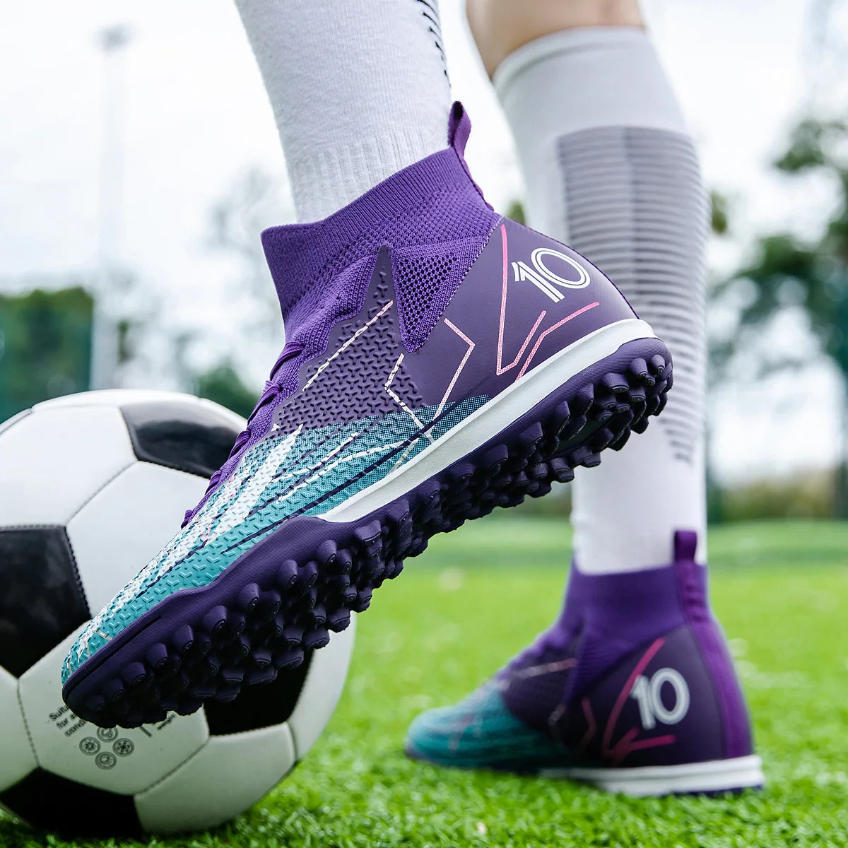 Chaussures de Football à Crampons Courts TF — Entraînement & Compétition Unisexe