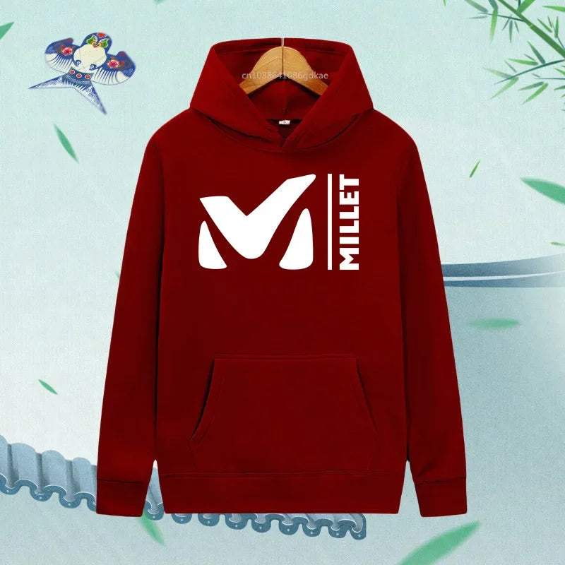 Men's Hoodie Women's Fashion Letter Graphic Print Loose Casual Harajuku Pullover Hoodie Clothes