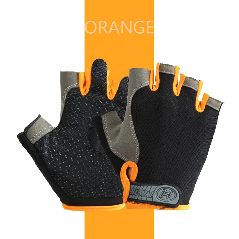 Gants de vélo sans doigts respirants antidérapants pour femmes et hommes, pour la pêche, le cyclisme, l'été, professionnels pour la salle de sport et le fitness
