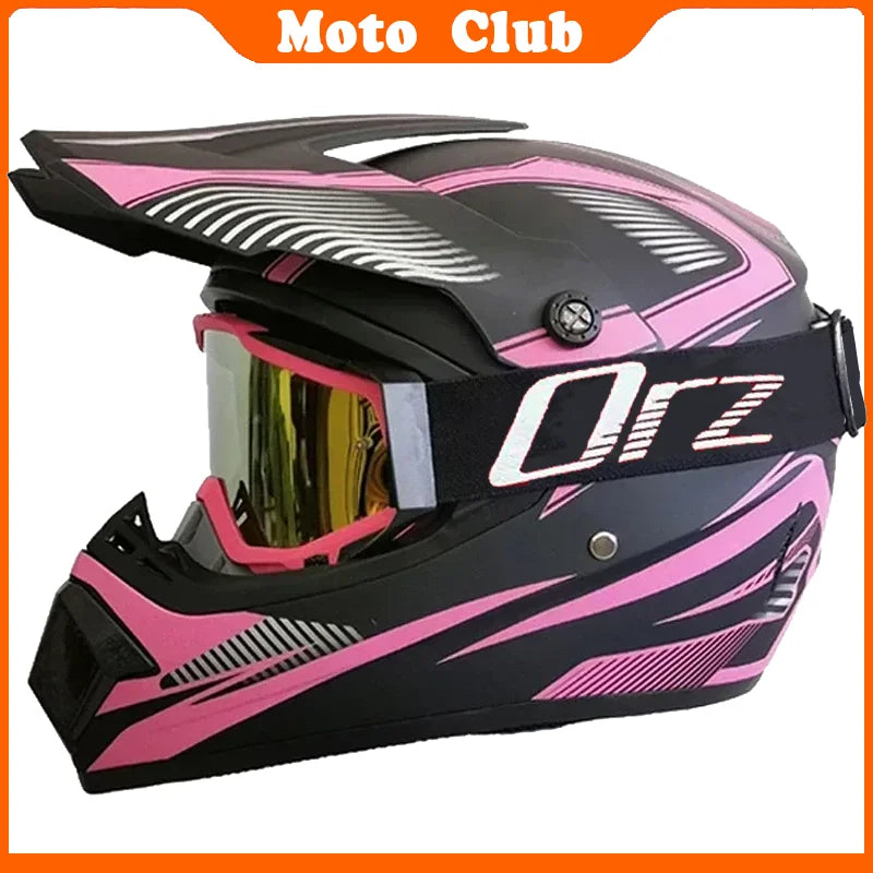 Professional Motorcycle Helmet Motocross Off-Road Protective Helmet Children's Off-Road Helmet Capacete De Motocicleta Goggles Gifts