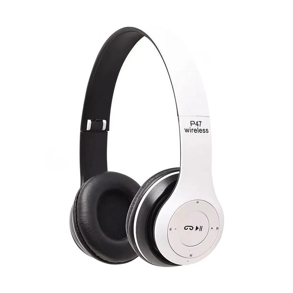Auriculares TWS inalámbricos Bluetooth 5.3 supraaurales estéreo HIFI con cancelación de ruido para deportes y juegos, reproductor de música con micrófono