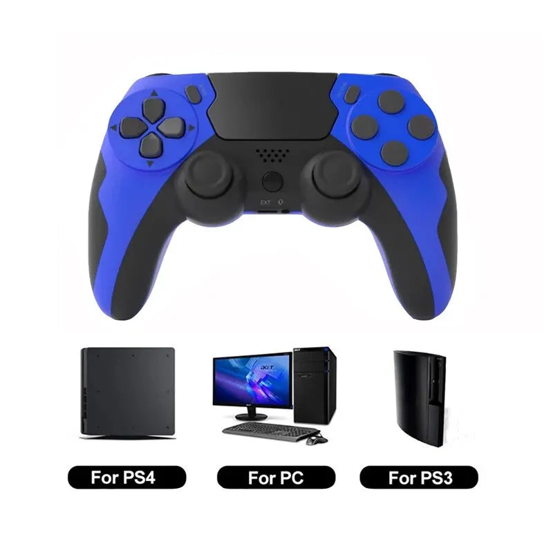 GAMINAlbanP48-Mando de juego inalámbrico con giroscopio de seis ejes, mando de juego para PS4, consola PS3, Win 7, 8, 10, vibración de PC Joystick