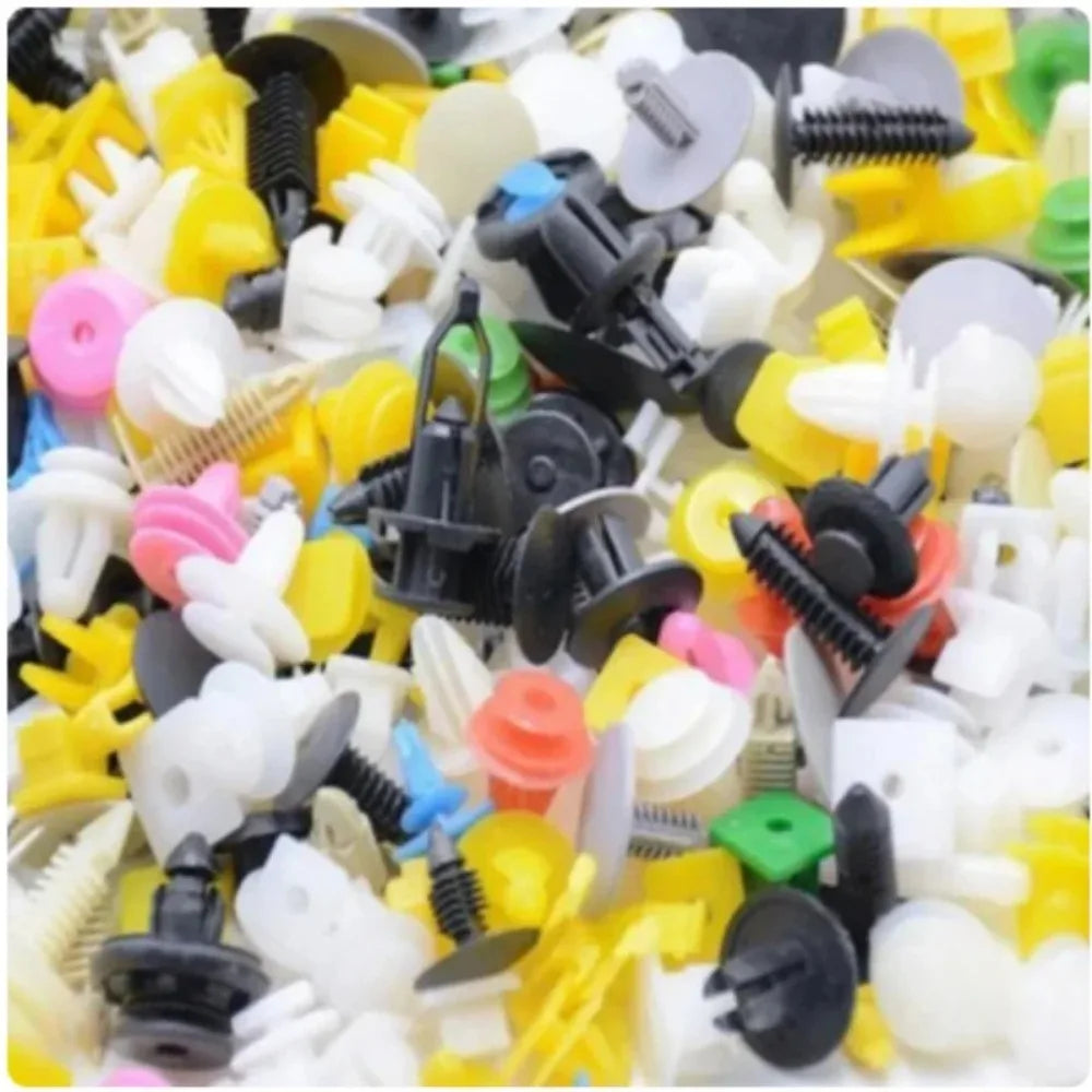500/200/100 Pieces 30 Types Universal Mixed Auto Fastener Car Bumper Clips Retainer Car Fastener Rivet Door Panel Liner for All Cars