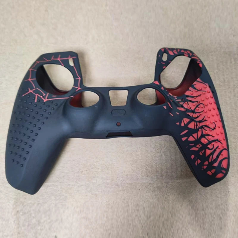 Housse de protection antidérapante en silicone pour contrôleur de jeu — avec autocollant capuchon de poignee de pouce