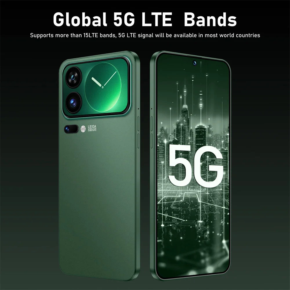Smartphone M17 Pro Max 7.3HD 2026 NOUVEAU CHAUD Pas Cher 5G Double SIM 7800mAh Android 15 Version Globale Téléphones Mobiles