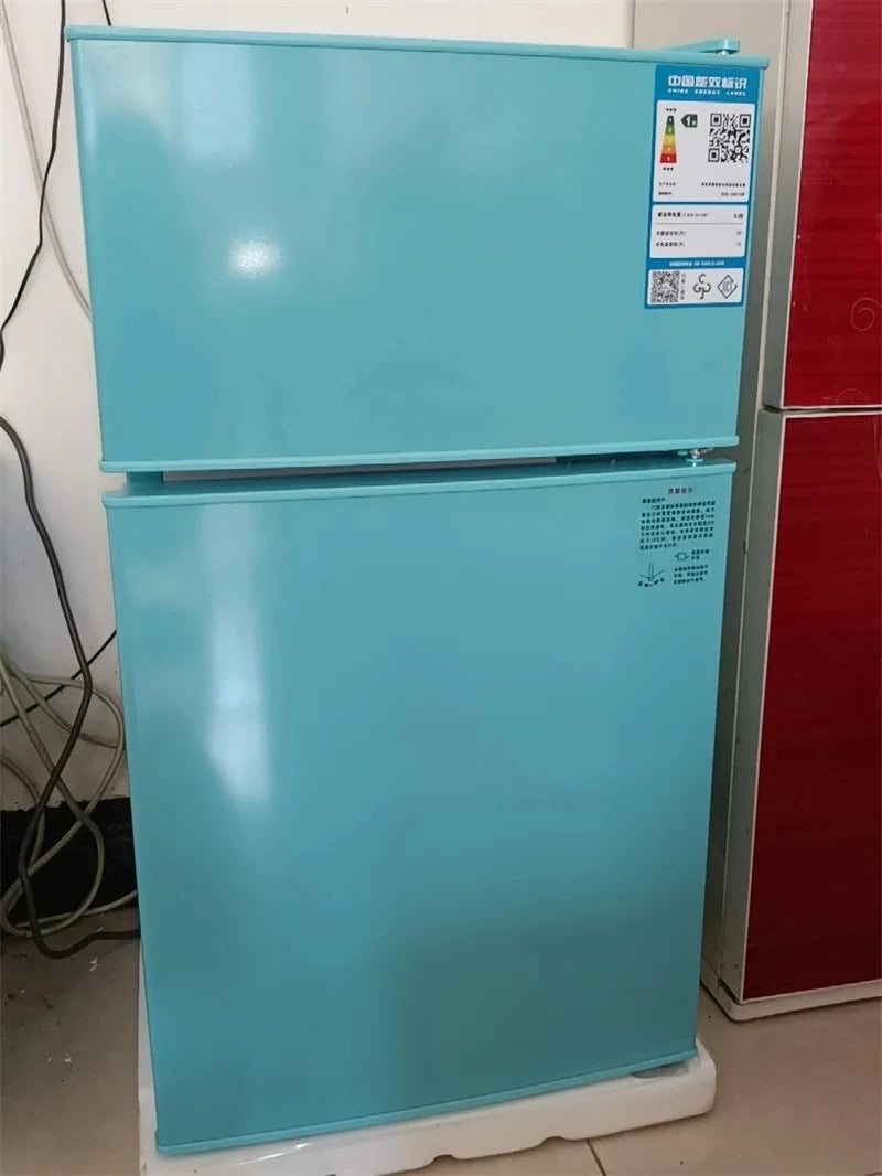 Réfrigérateur à Double porte pour salle de location, petit réfrigérateur domestique avec congélateurs profonds, réfrigérateur à économie d'énergie de premier niveau
