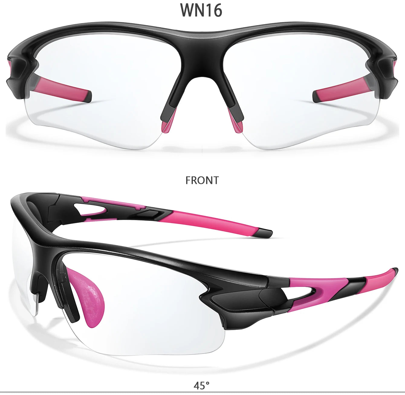 Lunettes de soleil photochromiques pour hommes et femmes, lunettes de sport de plein air, pêche, cyclisme, course à pied, conduite, marque de mode