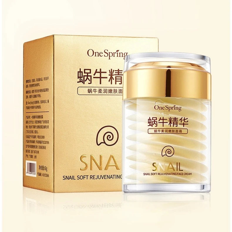 Ensemble Soins Peau Collagène Escargot — Anti-Âge, Blanchissant & Sérum Yeux