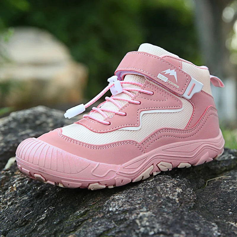 Bottes de Randonée Enfant Antidérapantes Anti-Choc — Fille & Garçon EU 27–36