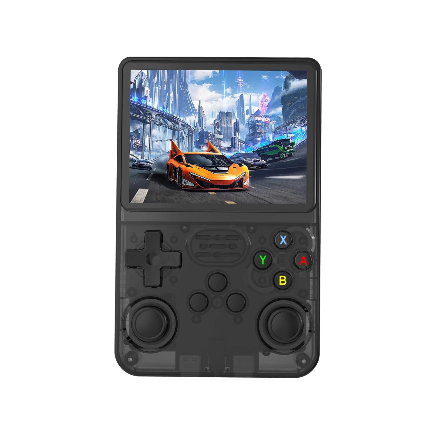 Consola de juegos portátil R36S, pantalla IPS de 3.5 pulgadas, resolución de 640x480, 64 GB de memoria integrada, juegos clásicos precargados