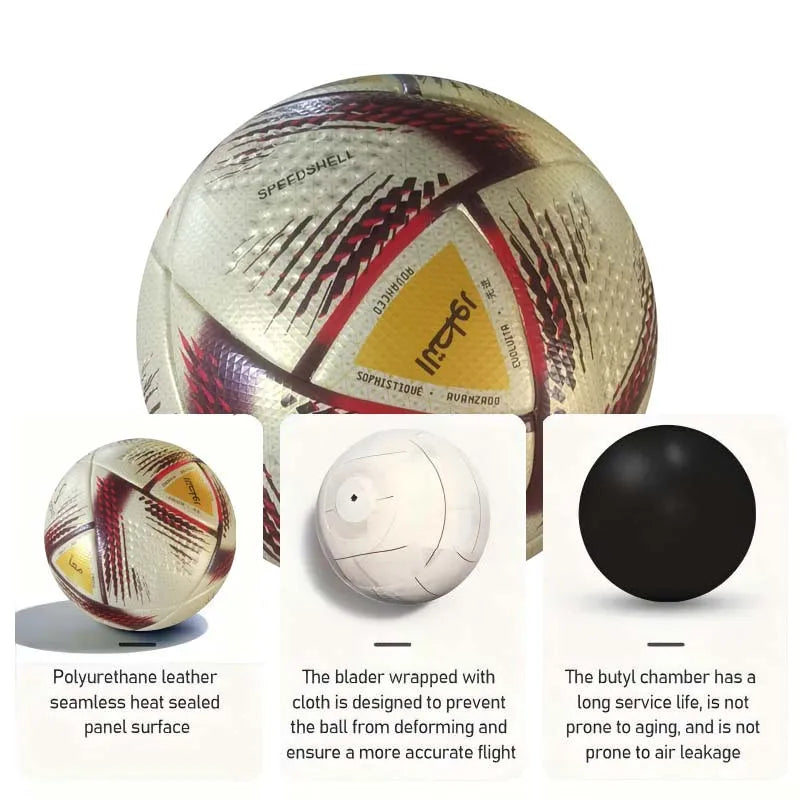 High-quality IkOfficial football, size 5, PU material, seamless, goal, team, outdoor match, game, football training