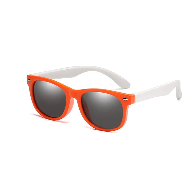 RUISIMO Gafas de sol polarizadas TR90 para niños y niñas, gafas de sol de silicona, gafas de seguridad, regalo para niños, bebés, gafas UV400