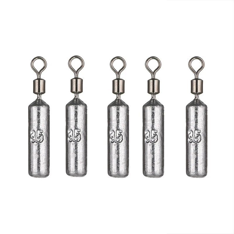Poids en forme de goutte d'eau pour la pêche à la carpe, accessoire pour appât, 3.5g, 5g, 7g, 10g, 14g, 20g, lot de 5 pièces