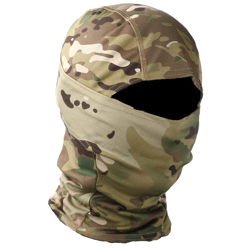 CamSolomon-Cagoule 3D imbibée pour homme, masque facial, capuche camouflage, écharpe, couvre-chef, sniper, ski, cyclisme, chasse, pêche, vêtements de sauna