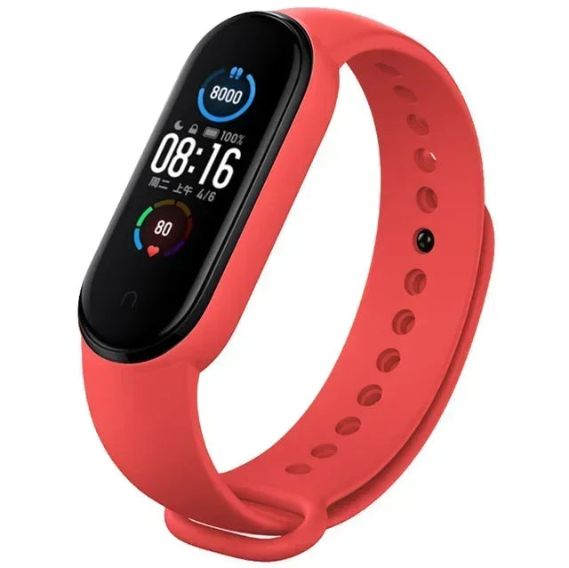 Bracelet Silicone Remplacement Band 3/4/5/6/7 — Accessoires Montre Connectée