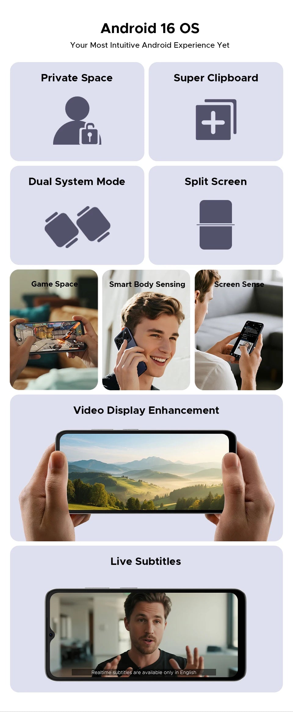 DOOGEE Note56 Plus Smartphone Android 16 — 48+256 Go, 6150 mAh, 6,56" 90Hz, 50 MP, NFC