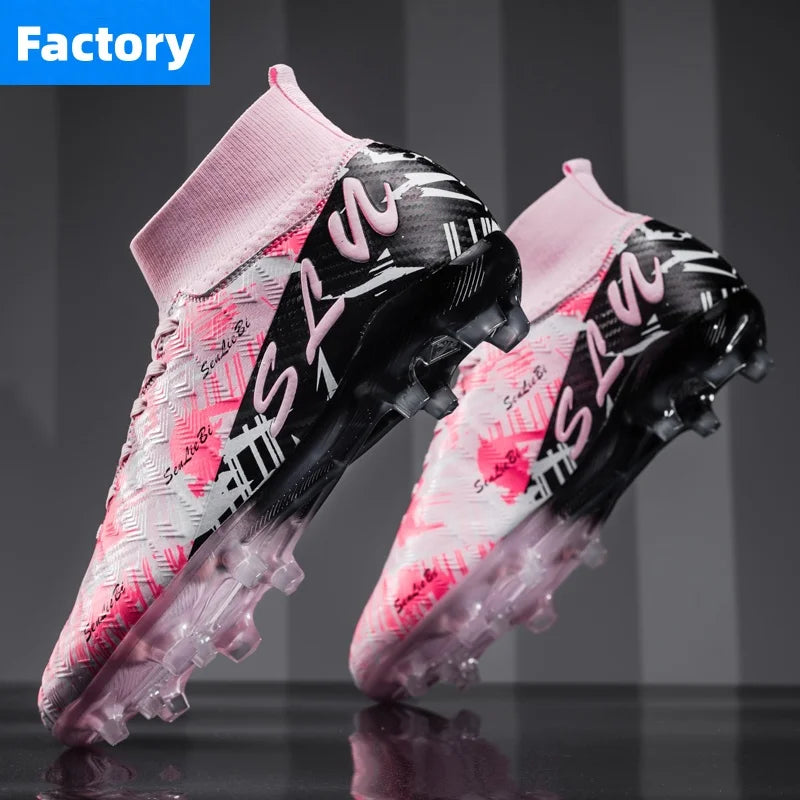 Chaussures de Football Homme Crampons AG Professionnels — Ultralégers & Imperméables